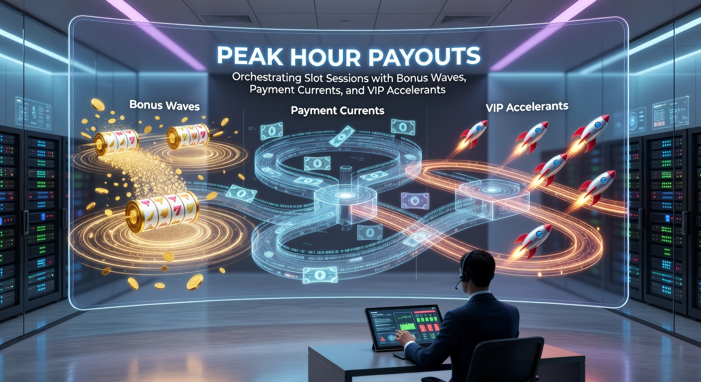 Vibrant casino floor during peak evening hours with slot machines lighting up and players engaged in sessions
