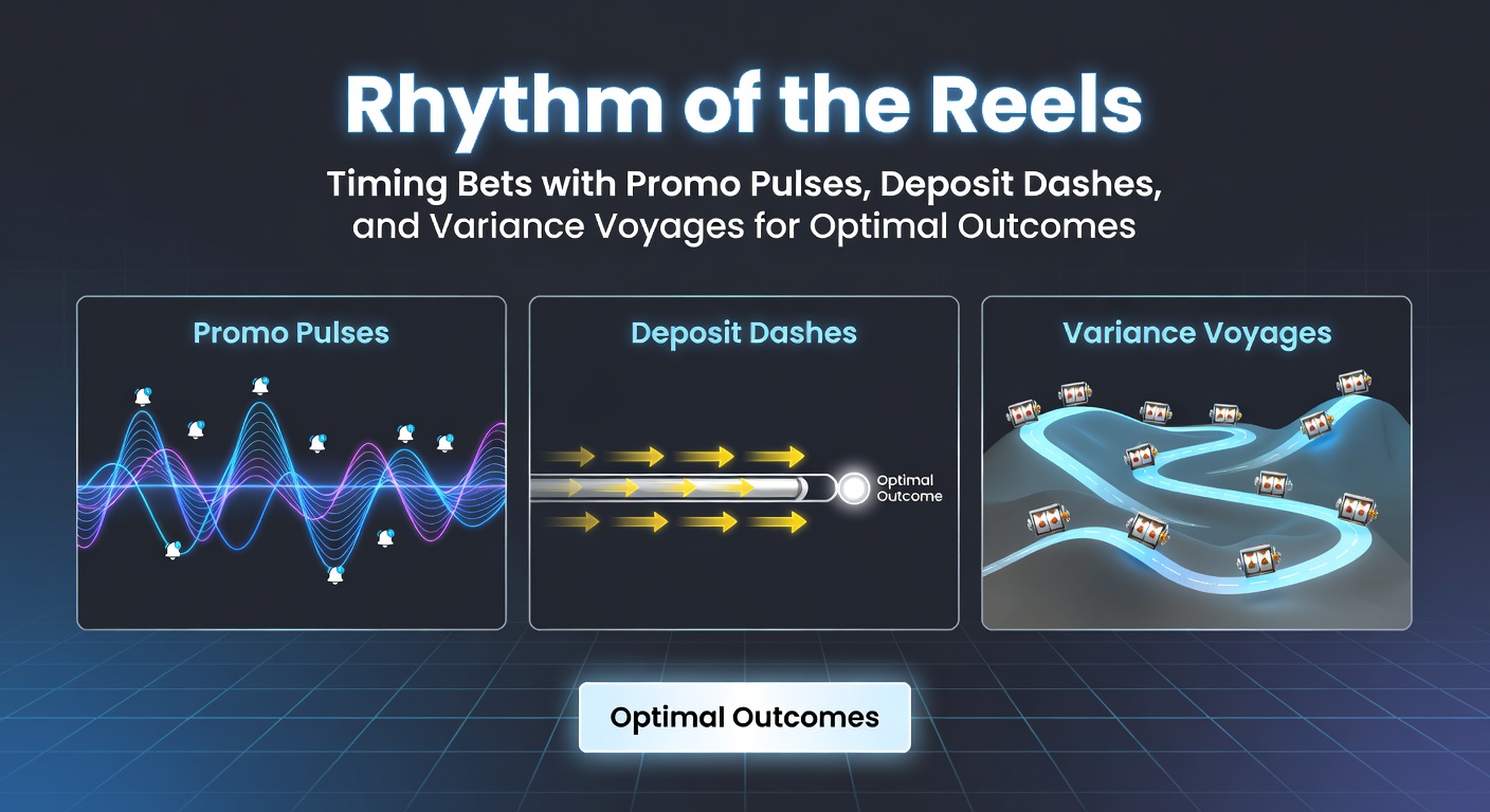 Digital slot reels pulsing with promotional timers and deposit notifications, illustrating timed betting strategies amid variance fluctuations