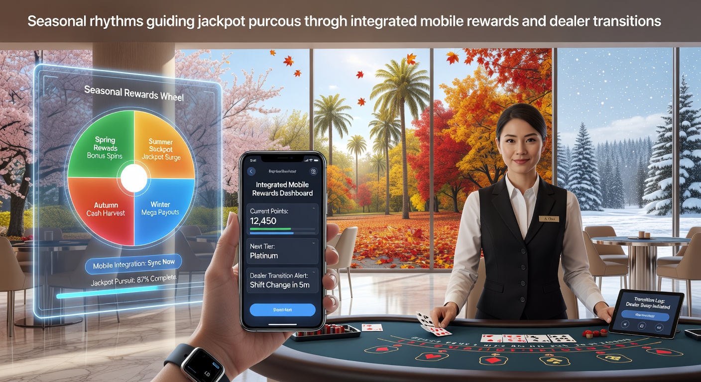 Mobile players engaging with seasonal jackpot features across integrated casino platforms during spring months
