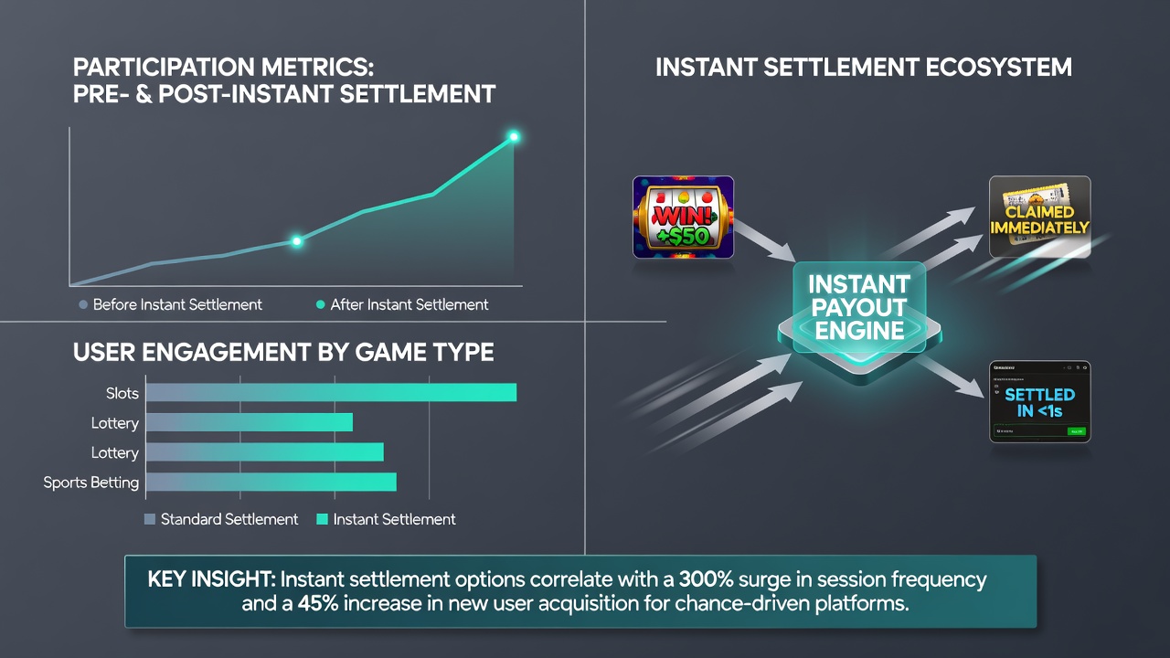 Infographic illustrating multi-tier incentive frameworks and their connection to instant settlement options in chance-driven gaming environments