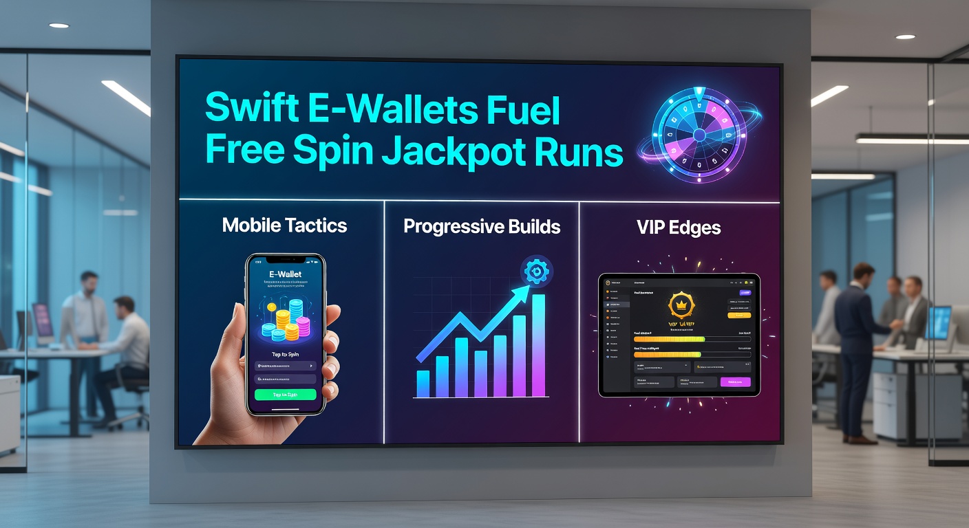 Smartphone displaying e-wallet deposit confirmation amid a cascade of free spins on a progressive jackpot slot game